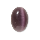 Grade A Glass Cat's Eye 14mm x 10mm Domed Oval Flat Back Cabochon Embellishment Pieces for Jewelry, Mosaics, Wire Wrapping and other Crafts~Sold Individually
