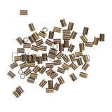 Crimp Tube Beads 3mm x 2mm Findings for Terminating the end of Jewelry Beading Cord & Wire Plated Over Brass Base Metal~Sold Individually