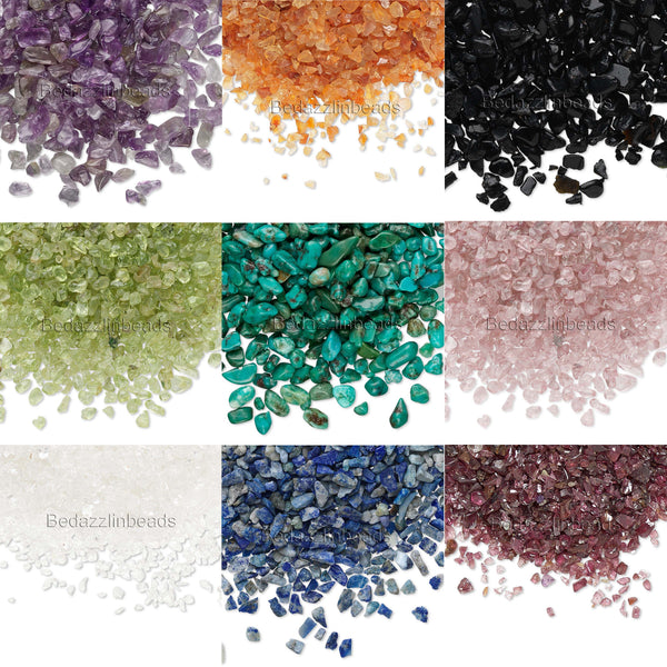 Gemstone Embellishment Pieces, Small Undrilled Genuine Natural Tiny Gem Chips~Sold In 5 Gram Increments