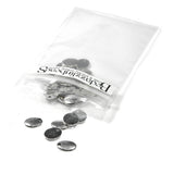 Blank Little 10mm Oval Drop Tag Charms Plated Over Pewter Base Metal with Hole~Sold Individually