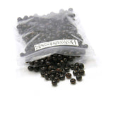 Dark Brown Coated Boxwood Wooden Wood Round Rondelle Craft Beads in Small-Big Sizes~Sold Individually
