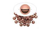 Smooth Shiny Pure Solid Copper Round Spacer Ball Beads in 3mm, 4mm, 5mm & 8mm~Sold Individually