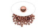 Smooth Shiny Pure Solid Copper Round Spacer Ball Beads in 3mm, 4mm, 5mm & 8mm~Sold Individually