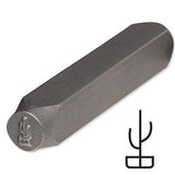 Steel Design Stamp Punch Tool to Embellish Metal, Plastic, Jewelry Blanks, Clay+