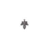 Maple Leaf 12mm 1/2 inch Drop Charms w/ Closed Loop Plated Brass Metal~Sold Individually