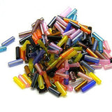 Economical 1/4 inch Long 6mm Glass Bugle Tube Seed Beads~Sold in 5 Gram Increments