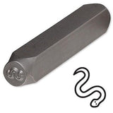 Steel Design Stamp Punch Tool to Embellish Metal, Plastic, Jewelry Blanks, Clay+