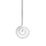 Plated 19 Gauge 0.91mm 2 inch Headpins With Spiral Swirl Head End Findings~Sold Individually