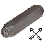 Steel Design Stamp Punch Tool to Embellish Metal, Plastic, Jewelry Blanks, Clay+