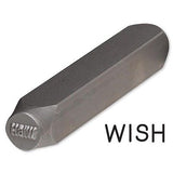 Steel Design Stamp Punch Tool to Embellish Metal, Plastic, Jewelry Blanks, Clay+