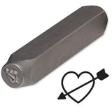 Steel Design Stamp Punch Tool to Embellish Metal, Plastic, Jewelry Blanks, Clay+