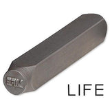 Steel Design Stamp Punch Tool to Embellish Metal, Plastic, Jewelry Blanks, Clay+