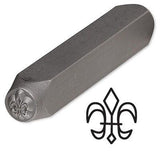 Steel Design Stamp Punch Tool to Embellish Metal, Plastic, Jewelry Blanks, Clay+