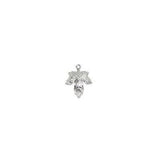 Maple Leaf 12mm 1/2 inch Drop Charms w/ Closed Loop Plated Brass Metal~Sold Individually