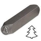 Steel Design Stamp Punch Tool to Embellish Metal, Plastic, Jewelry Blanks, Clay+