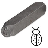 Steel Design Stamp Punch Tool to Embellish Metal, Plastic, Jewelry Blanks, Clay+