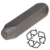 Steel Design Stamp Punch Tool to Embellish Metal, Plastic, Jewelry Blanks, Clay+