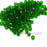 4mm Glass Double Cone Faceted Bicone Beads~Sold Individually