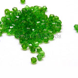 4mm Glass Double Cone Faceted Bicone Beads~Sold Individually