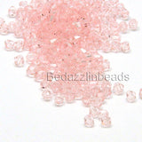 4mm Glass Double Cone Faceted Bicone Beads~Sold Individually