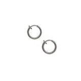 1/2 inch Little Clip on Hoop Earrings W/ Spring Closure for Pierced Look~Sold Individually