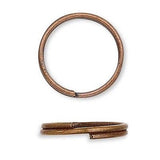 Steel Round Split Rings Small - Big Double Ring Keyring Findings~Sold Individually