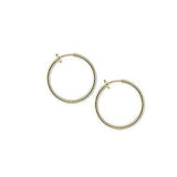1 inch Clip on Hoop Earrings With Spring Closure for a Pierced Look~Sold Individually