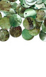 Iridescent Mussel Sea Shell Flat Round Coin Drop Charm Thin Disc Beads w/Hole~Sold Individually