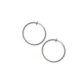 1 3/8 inch Clip on Hoop Earrings With Spring Closure for Pierced Look~Sold Individually