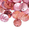 Iridescent Mussel Sea Shell Flat Round Coin Drop Charm Thin Disc Beads w/Hole~Sold Individually