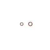 Round 22 Gauge 0.64mm Open Jump Ring Findings Plated Brass Metal Jumprings~Sold Individually
