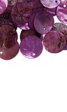 Iridescent Mussel Sea Shell Flat Round Coin Drop Charm Thin Disc Beads w/Hole~Sold Individually
