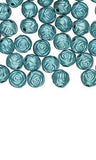 Rose Shaped 8mm Plastic Metallic Coated Acrylic Rosebud Flower Beads~Sold Individually