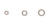 Plated Fancy Twisted Open 16 Gauge Round Ring Jumprings~Sold Individually