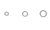Plated Fancy Twisted Open 16 Gauge Round Ring Jumprings~Sold Individually