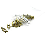 Ichthus Christian Fish Shaped Charms 19mm 3/4 inch Long Plated Pewter Base Metal~Sold Individually