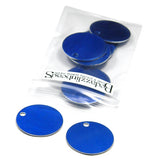 Blank 1 inch (25mm) Flat Round Blank Anodized Aluminum Coin Charms for Stamping or Engraving~Sold Individually