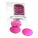 Blank 1 inch (25mm) Flat Round Blank Anodized Aluminum Coin Charms for Stamping or Engraving~Sold Individually