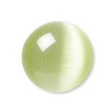 Grade A 12mm (1/2 inch) x 3mm Glass Cat's Eye Round Domed Flat Back Cabochon Embellishments with Defined Eyes~Sold Individually