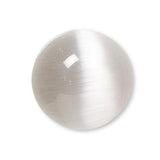 Grade A 12mm (1/2 inch) x 3mm Glass Cat's Eye Round Domed Flat Back Cabochon Embellishments with Defined Eyes~Sold Individually