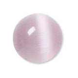 Grade A 12mm (1/2 inch) x 3mm Glass Cat's Eye Round Domed Flat Back Cabochon Embellishments with Defined Eyes~Sold Individually