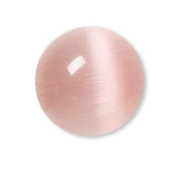 Grade A 12mm (1/2 inch) x 3mm Glass Cat's Eye Round Domed Flat Back Cabochon Embellishments with Defined Eyes~Sold Individually