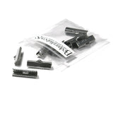 Surgical 304 Grade Stainless Steel Flat Ribbon Crimp End Findings with Teeth~Sold Individually