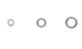Plated Fancy Twisted Open 16 Gauge Round Ring Jumprings~Sold Individually