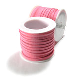 15 Foot Spool Faux Flat Suede Lace Cord 3mm Wide 20 Pound Test Imitation Leather~Sold Individually