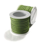 15 Foot Spool Faux Flat Suede Lace Cord 3mm Wide 20 Pound Test Imitation Leather~Sold Individually
