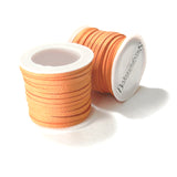 15 Foot Spool Faux Flat Suede Lace Cord 3mm Wide 20 Pound Test Imitation Leather~Sold Individually