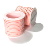 15 Foot Spool Faux Flat Suede Lace Cord 3mm Wide 20 Pound Test Imitation Leather~Sold Individually