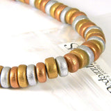 Wooden 8mm Round x 4mm Thick Rondelle Spacer Natural Wood Beads~Sold by the Strand