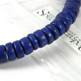 Wooden 8mm Round x 4mm Thick Rondelle Spacer Natural Wood Beads~Sold by the Strand